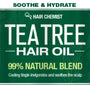 Hair Chemist 99% Natural Blend Soothe & Hydrate Tea Tree Hair Oil 7.1 oz.