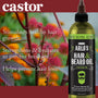 Arlo's Hair and Beard Oil with Castor Oil 8 oz.