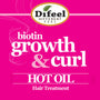 Difeel Growth and Curl Hot Oil Treatment with Biotin 7.1 oz.