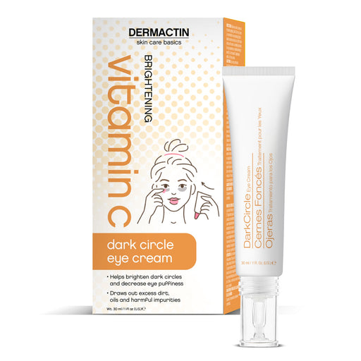 Dermactin Skin Care Basics Brightening Vitamin C Dark Circle Eye Cream 1 oz.