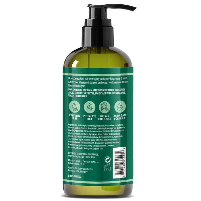 Difeel Rosemary and Mint Hair Strengthening Shampoo with Biotin 33.8 oz.