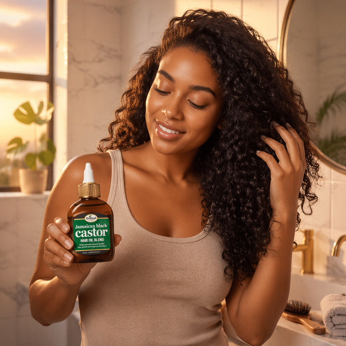 Difeel Superior Growth Jamaican Black Castor Hair Oil Blend 7.1 oz. - Deluxe 2-PC Gift Set