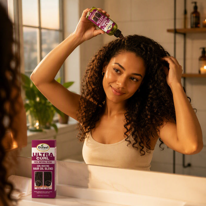 Difeel Ultra Curl - Curl Boosting Hair Oil Blend 8 oz.