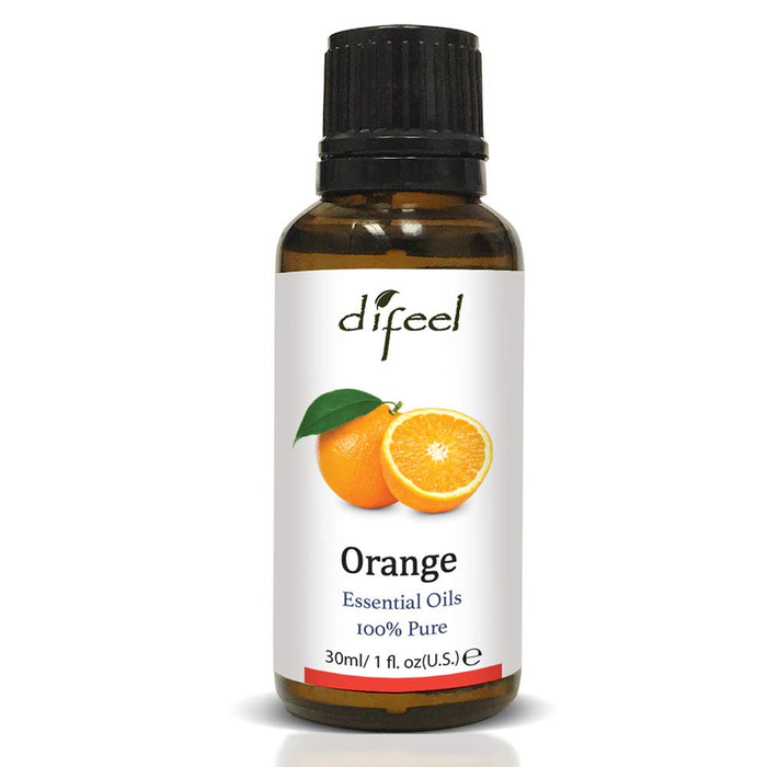 Difeel 100% Pure Essential Oil - Orange Oil, Boxed 1 oz.