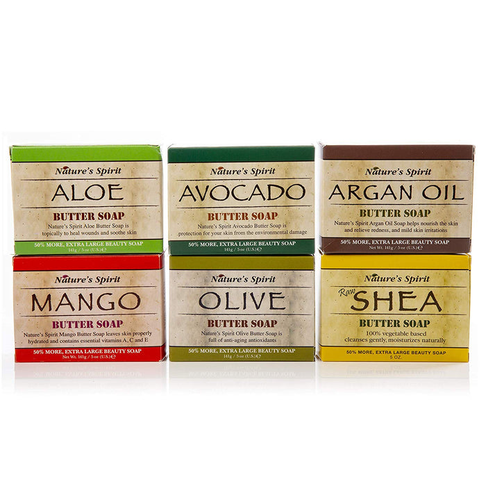 Nature's Spirit Butter Soap Collection (6-PIECE SET)