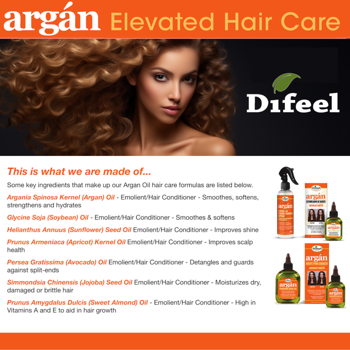 Difeel Argan Hydrating Root Stimulator 2.5 oz.