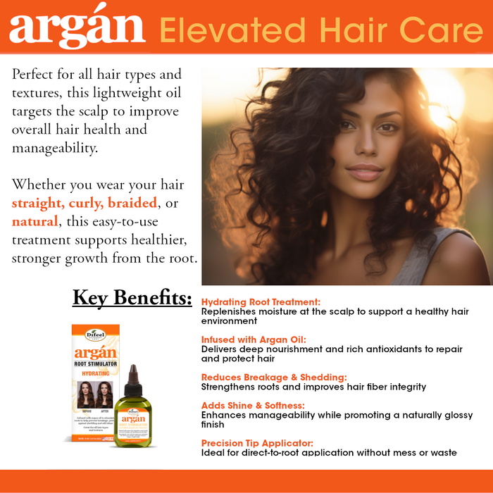 Difeel Argan Hydrating Root Stimulator 2.5 oz.