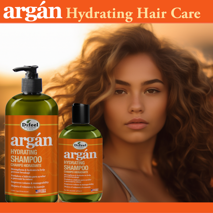 Difeel Argan Hydrating Shampoo 33.8 oz.