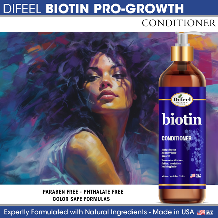 Difeel Elevated Biotin Conditioner for Hair Growth 33.8 oz.