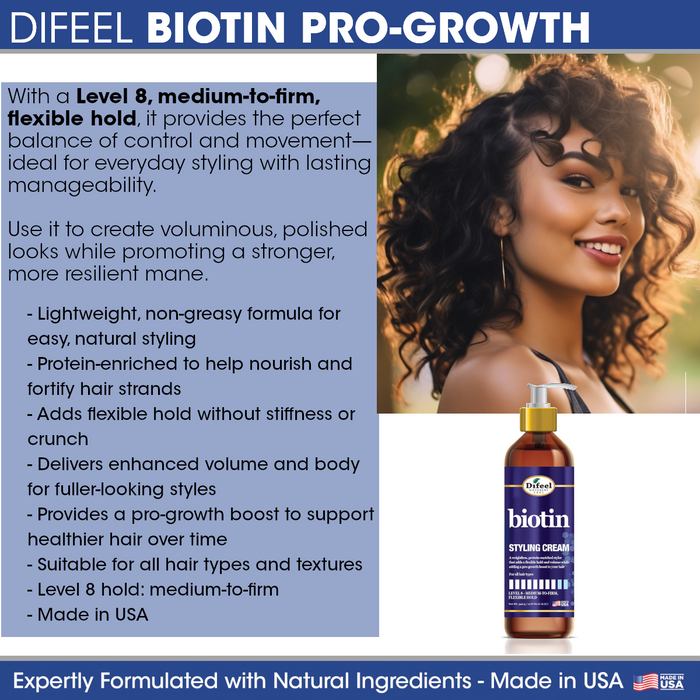Difeel Biotin Styling Cream 12 ounce