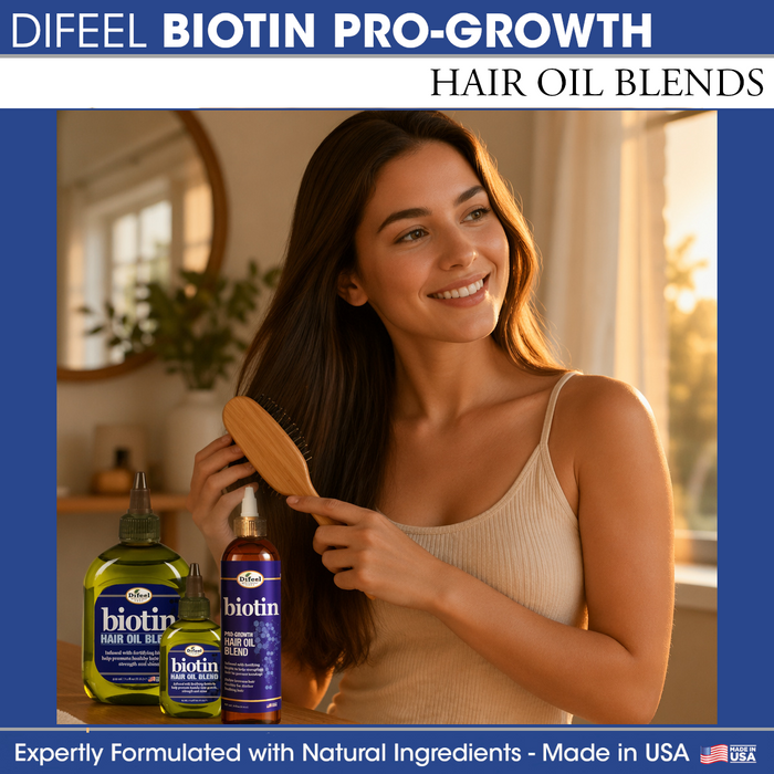 Difeel Biotin Hair Oil Blend - Travel Size 2.5 oz. (PACK OF 2)