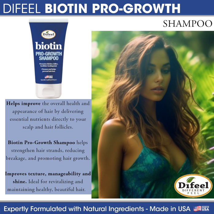 Difeel Biotin Shampoo 2.5 oz. (Travel Size)