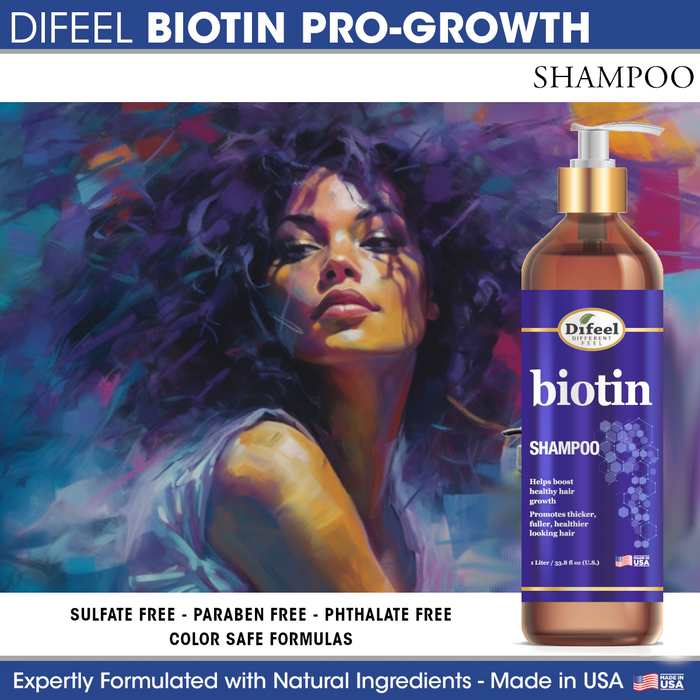 Difeel Elevated Biotin Shampoo 33.8 oz.