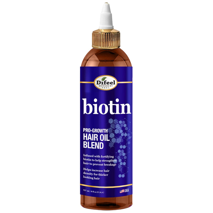 Difeel Biotin Pro-Growth Hair Oil Blend 8 oz. (PACK OF 2)