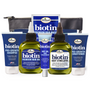 Difeel Biotin Hair Care Travel Set - 6-Piece Shampoo, Conditioner & More Set