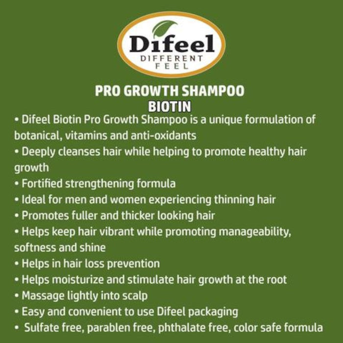 Difeel Biotin 3-PC Cleanse and Treat Hair Growth Set