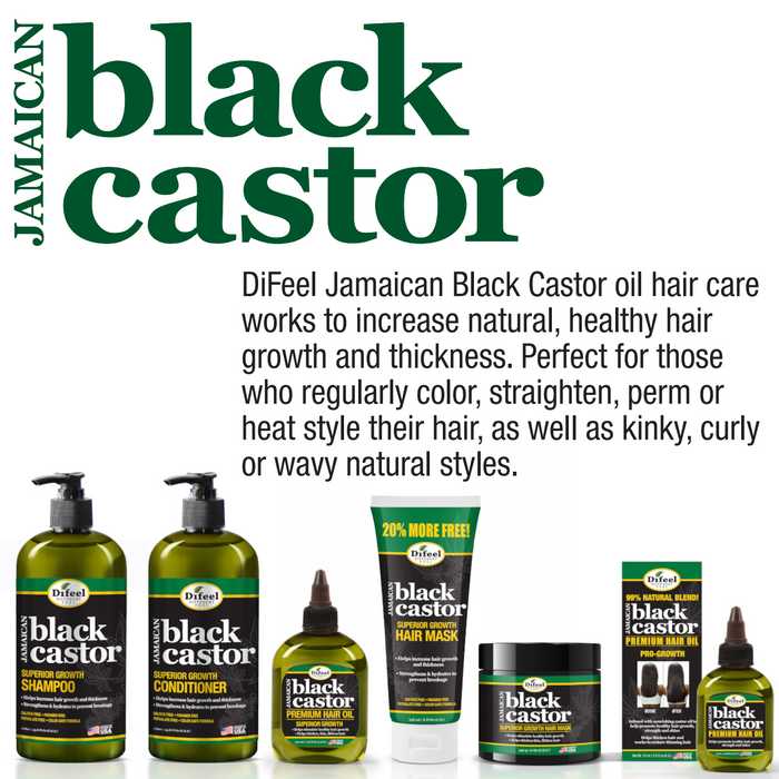 Difeel Superior Growth Jamaican Black Castor Premium Hair Oil 7.1 oz.