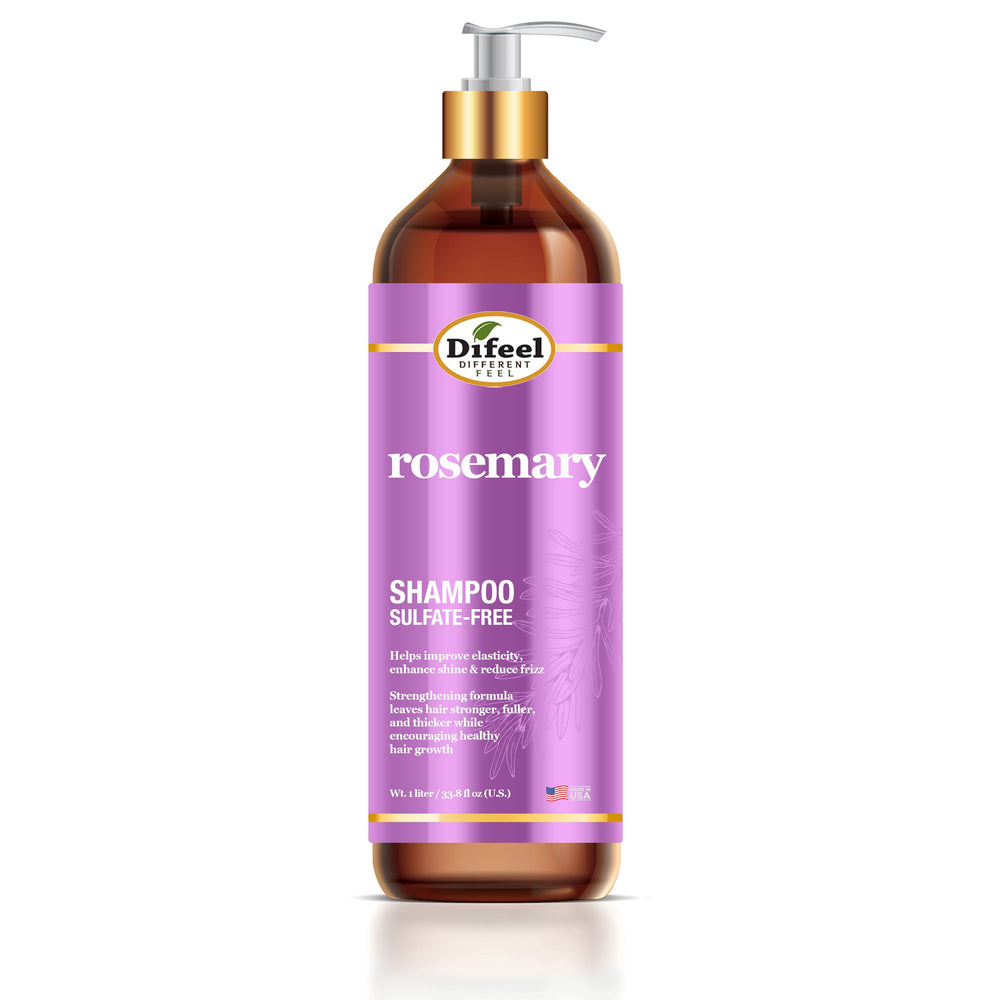 Difeel Rosemary Sulfate Free Shampoo 33.8 Ounce