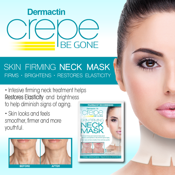 Crepe Be Gone Skin Firming Neck Mask (Pack of 2)