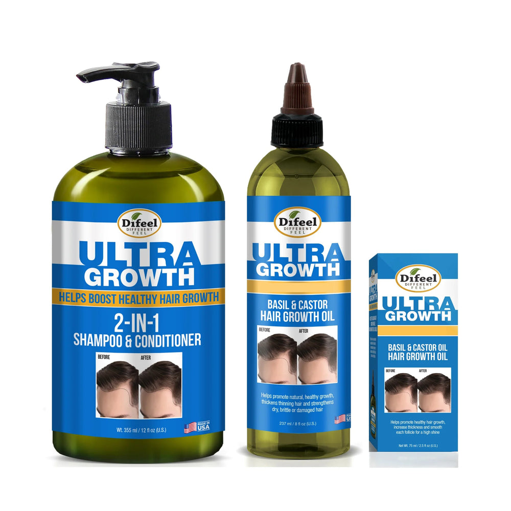 Df Plus Shampoo Difeel Mens Ultra Growth 3-PC Hair Growth Shampoo, Condition & Treatme ...