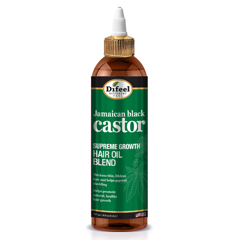 Difeel Jamaican Black Castor Supreme Growth Hair Oil Blend 8 oz.