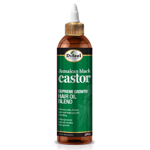 Difeel Jamaican Black Castor Supreme Growth Hair Oil Blend 8 oz.