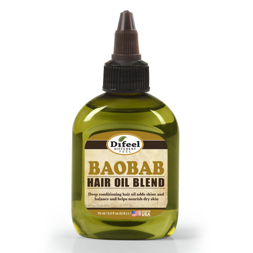 Difeel Baobab Oil Hair Oil Blend 2.5 oz. (PACK OF 2)