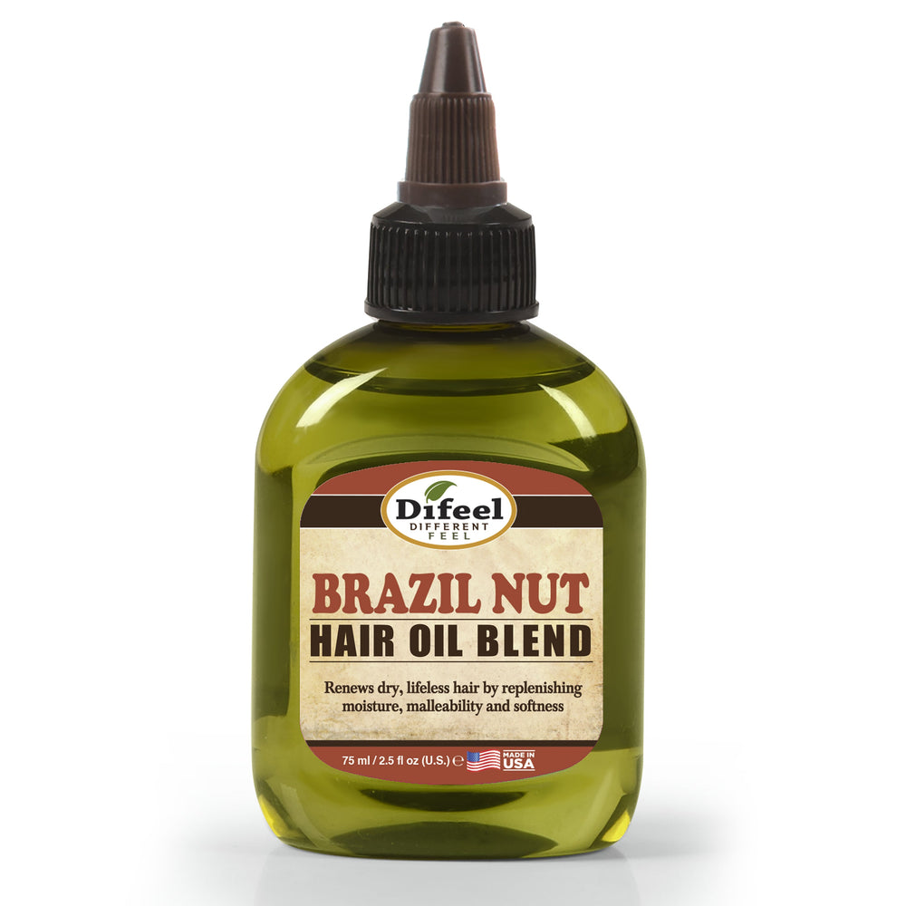 Difeel Brazil Nut Hair Oil Blend - Travel Size 2.5 oz.