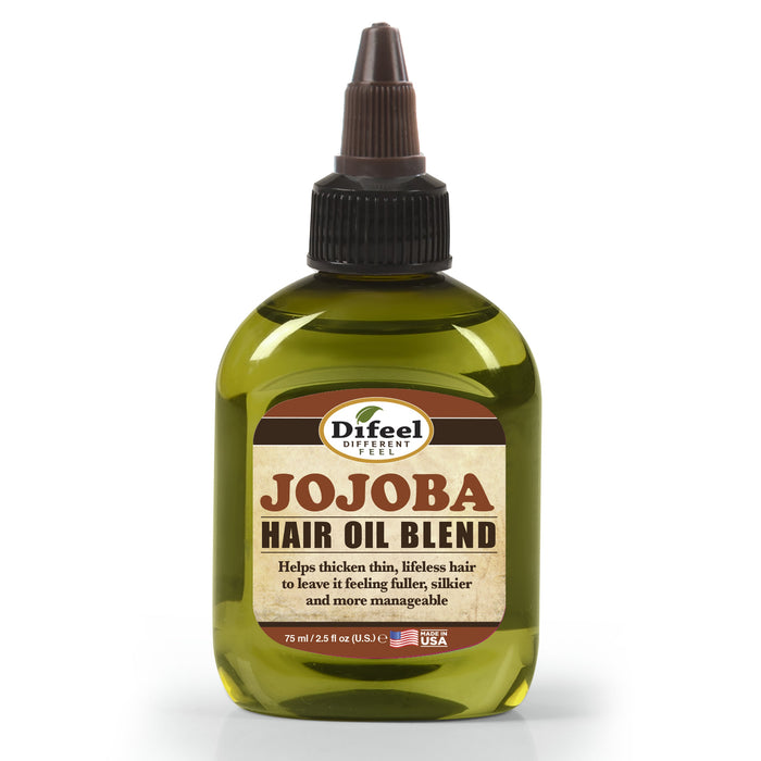 Difeel Jojoba Oil Hair Oil Blend - Travel Size 2.5 oz.