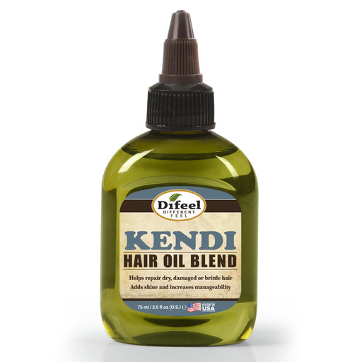 Difeel Kendi Hair Oil Blend for Damaged Hair - Travel Size 2.5 oz.