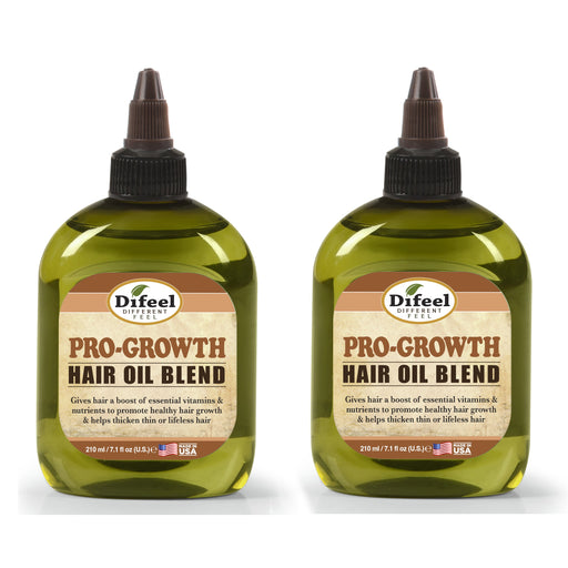 Difeel Pro-Growth Hair Oil Blend 7.1 oz. - Deluxe 2-PC Gift Set