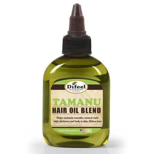 Difeel Tamanu Oil Hair Oil Blend  2.5 oz. (PACK OF 2)