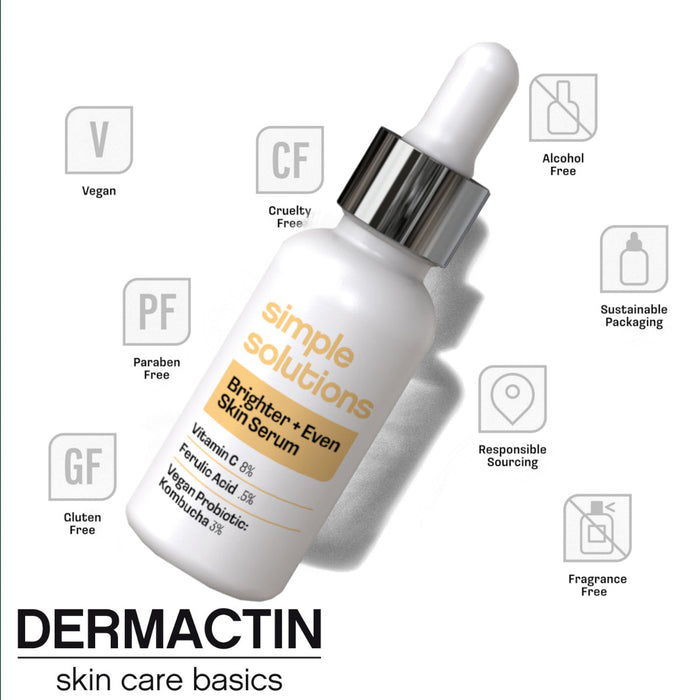 Dermactin Simple Solutions Brighter + Even Skin Serum 1 oz