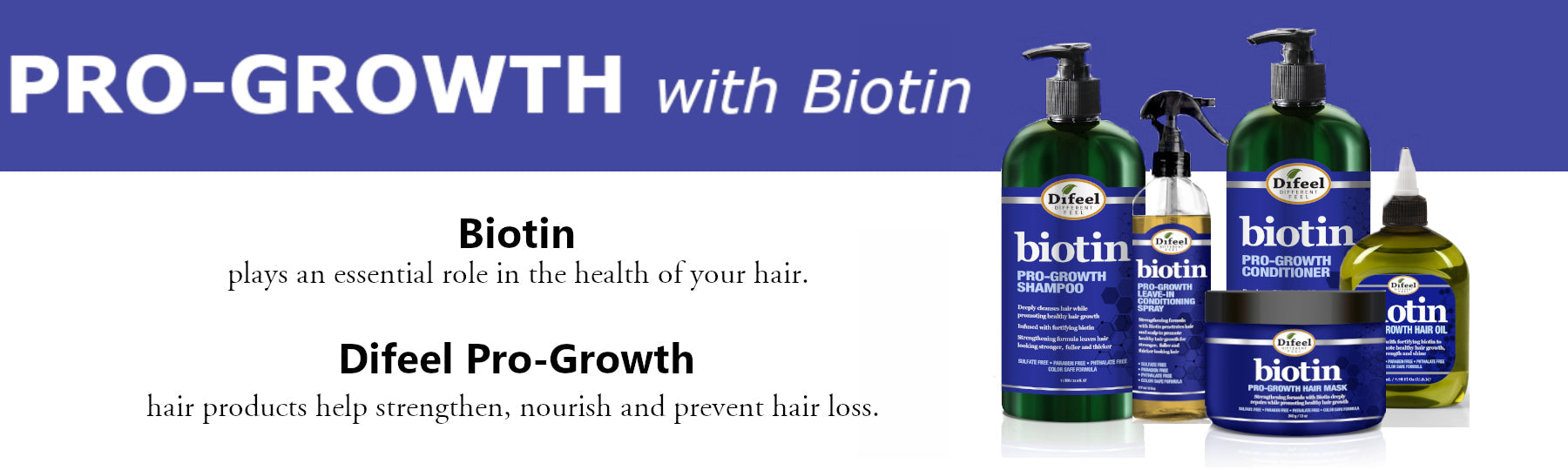Difeel Biotin Hair Mask 8 oz. (PACK OF 2)