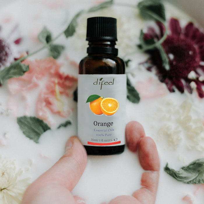 Difeel 100% Pure Essential Oil - Orange Oil, Boxed 1 oz.