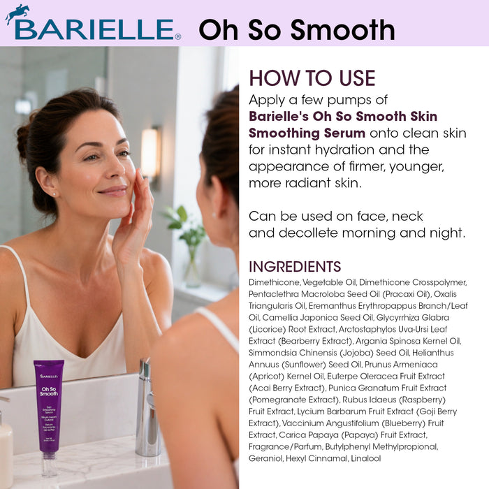 Oh So Smooth Skin Smoothing Anti-Aging Face Serum 1 oz. *New Improved Formula*