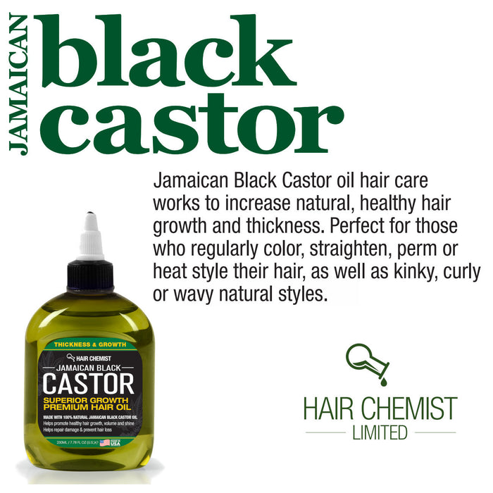 Hair Chemist Superior Growth Jamaican Black Castor Hair Oil 12 oz.