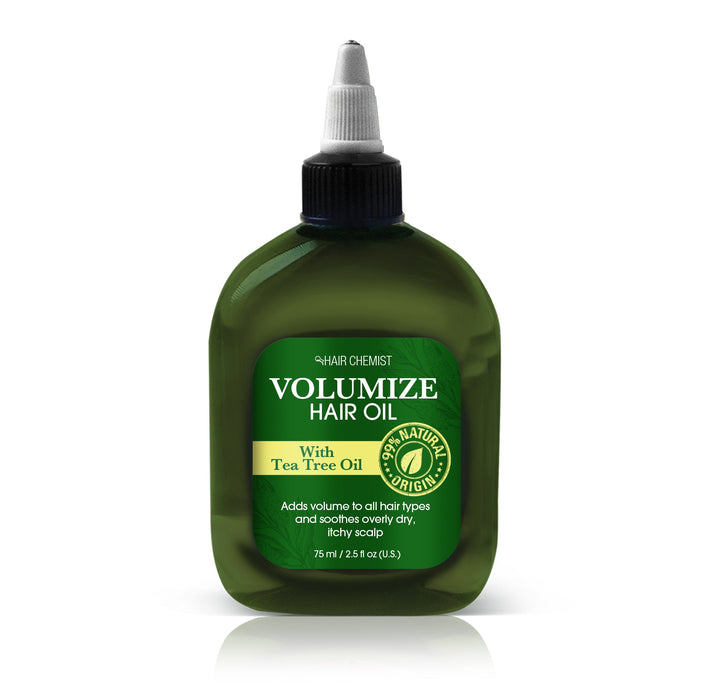 Hair Chemist Volumizing Hair Care 3 Piece Set - Volumize Hair Mask 8 oz + Travel Size 1oz. Packette & Volumize Hair Oil 2.5 oz