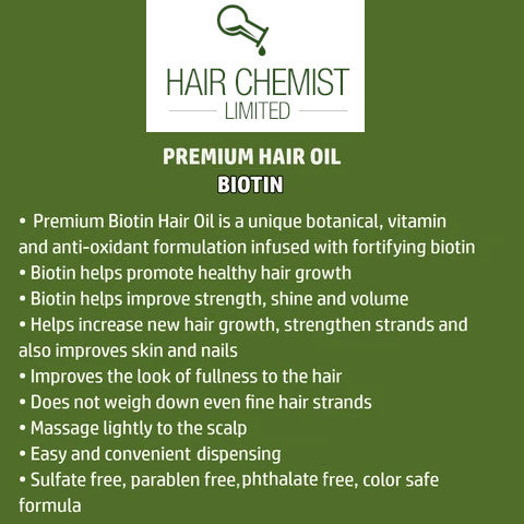 Hair Chemist Biotin Strengthening Hair Oil 1.65 oz.