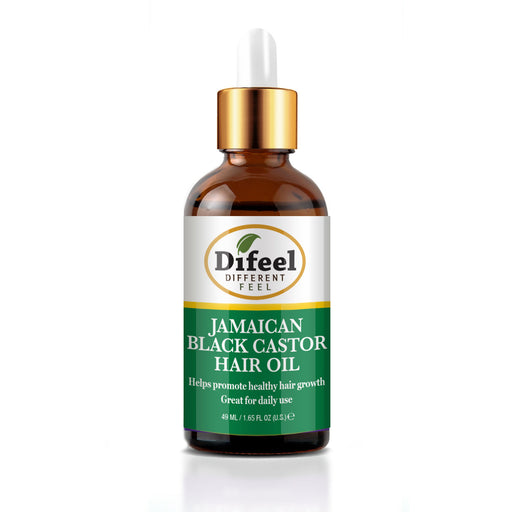 Difeel Jamaican Black Castor Hair Oil 1.65 oz. - Travel Size with Dropper