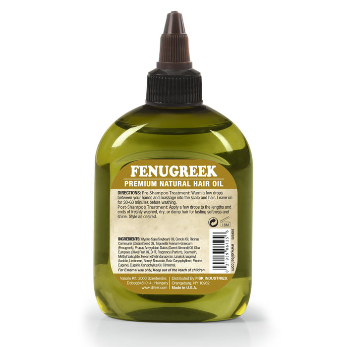 Difeel Fenugreek Premium Hair Oil 7.1 Ounce