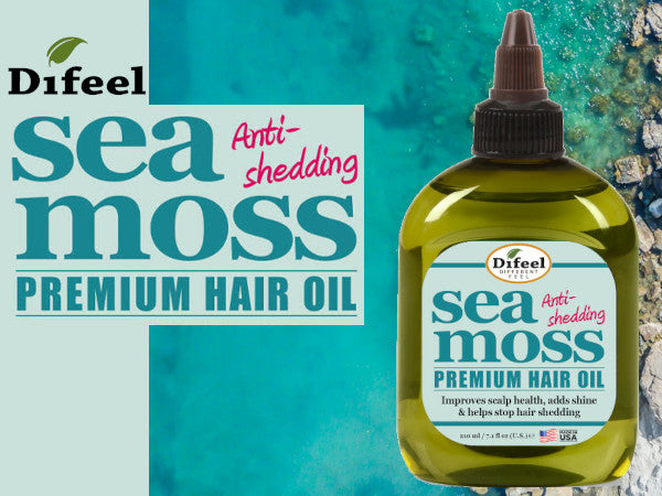 Difeel Sea Moss Anti-Shedding Premium Hair Oil 7.1 oz.