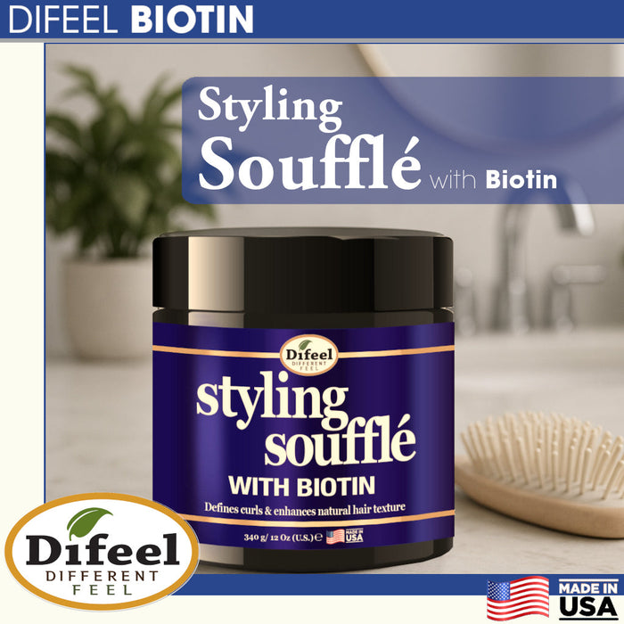 Difeel Styling Soufflé with Biotin 12 oz.