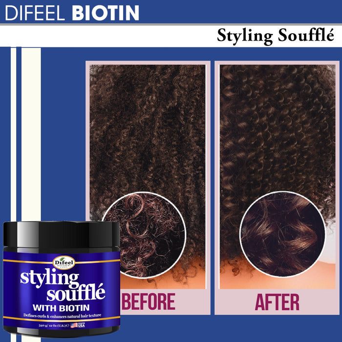 Difeel Styling Soufflé with Biotin 12 oz.