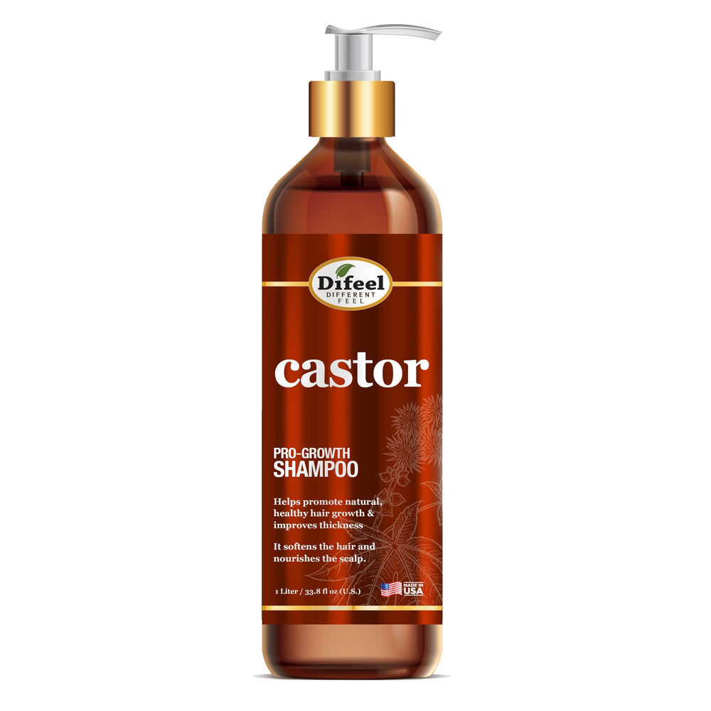 Difeel Elevated Castor Pro-Growth Shampoo 33 oz.