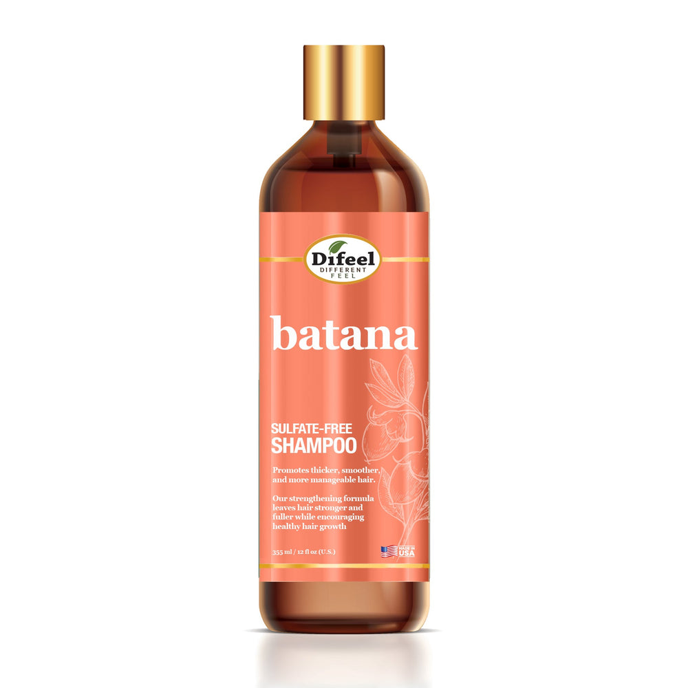 Difeel Batana Shampoo 12 Ounces - Sulfate Free Shampoo