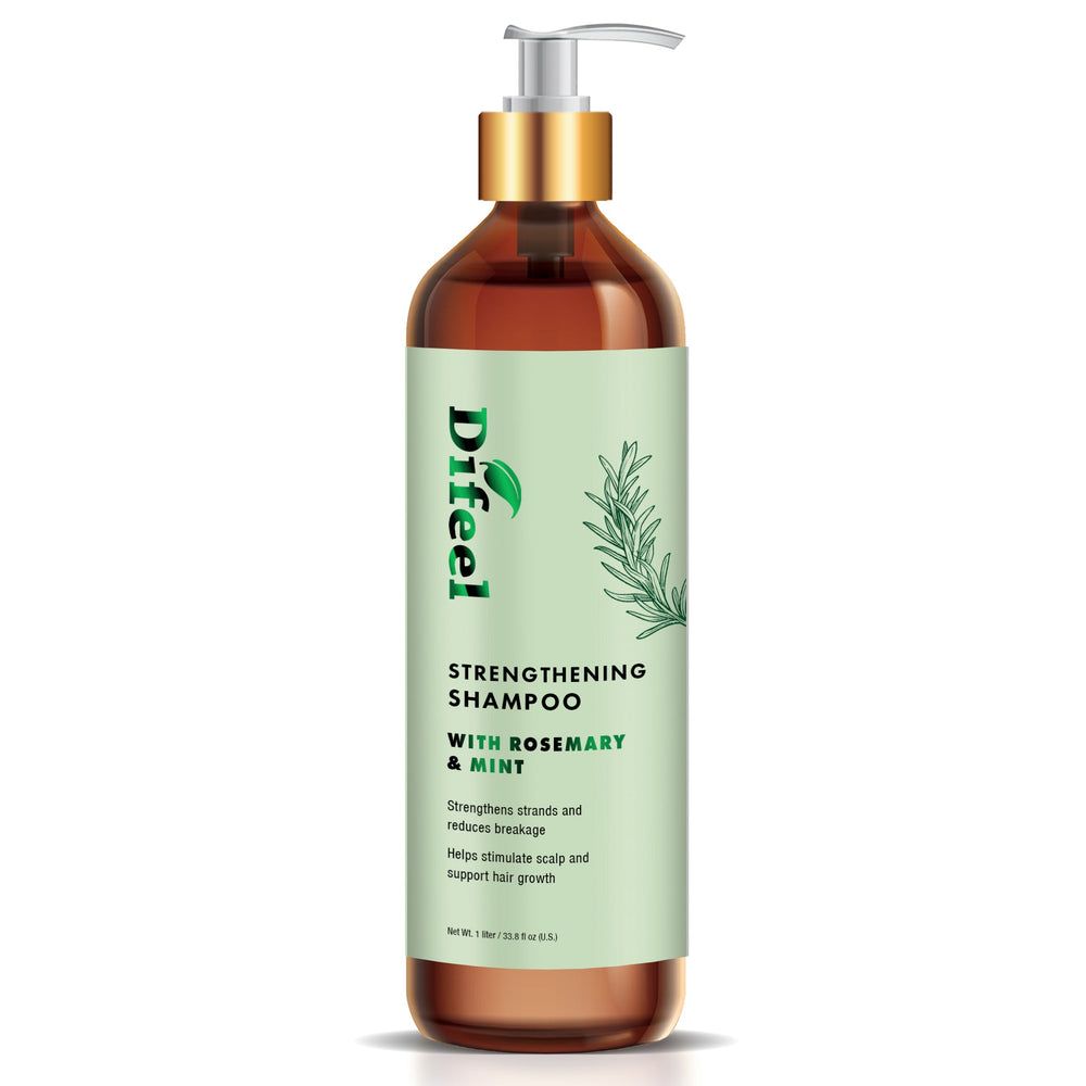 Difeel Signature Strengthening Shampoo with Rosemary & Mint 33.8 Ounce