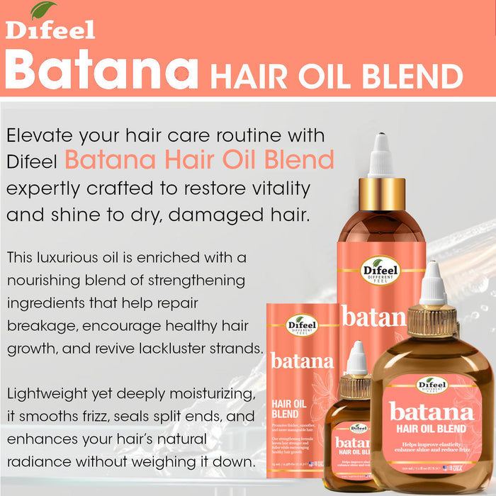 Difeel Batana Hair Oil Blend 8 Ounces