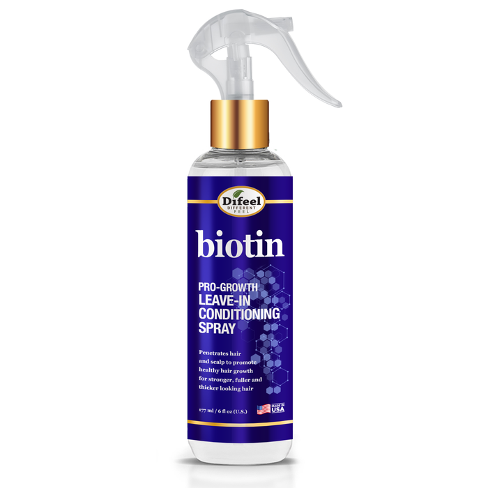 Difeel Elevated Biotin Pro-Growth Leave in Conditioning Spray 8 oz.