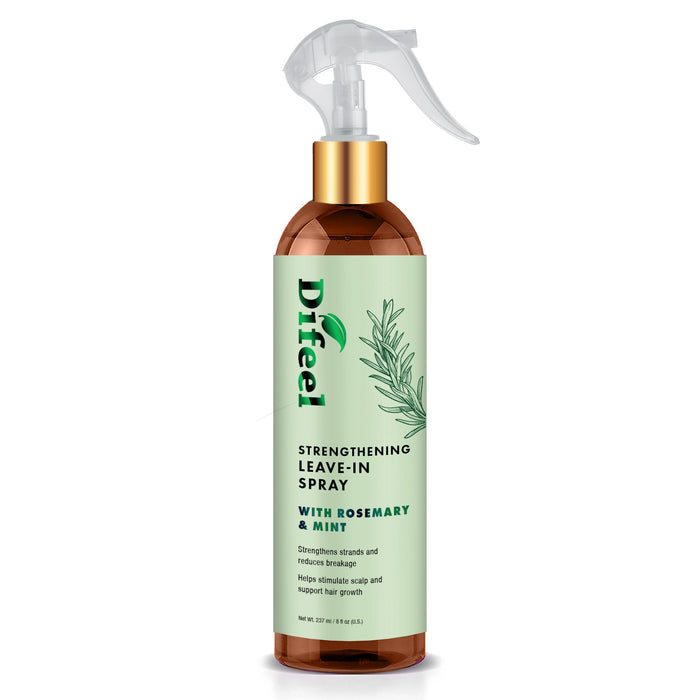 Difeel Signature Strengthening Leave in Spray with Rosemary & Mint 8 oz.